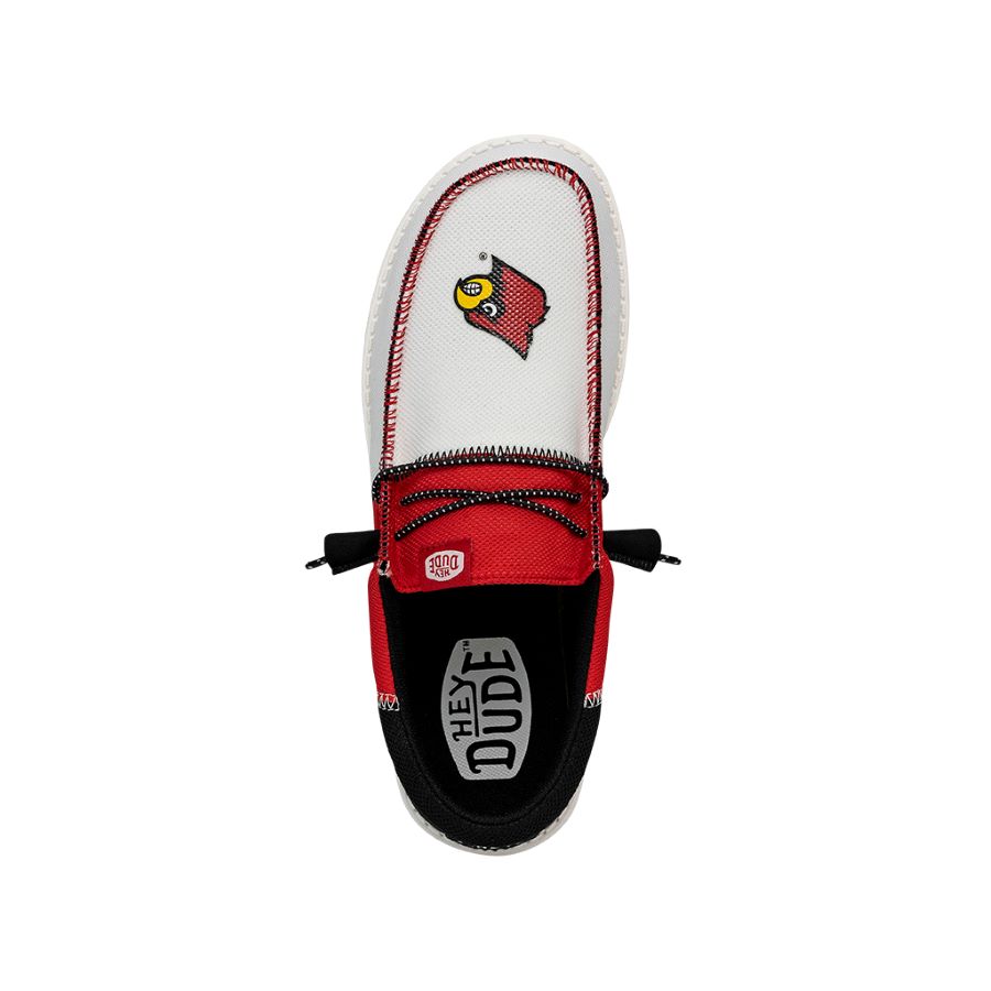 Men's Wally Tri Louisville Cardinals - Louisville Red/Black - Image 7