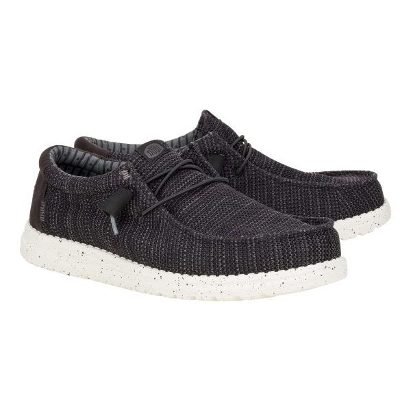 Wally Stretch Sox Wide - Black/White