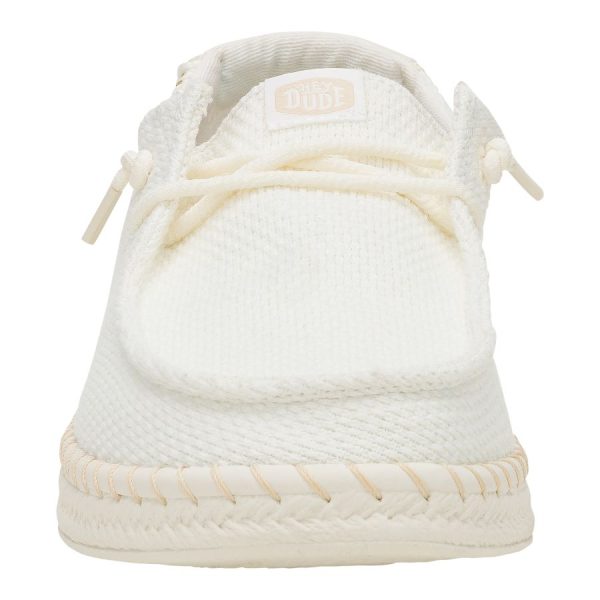 Wendy Espadrille Woven - White