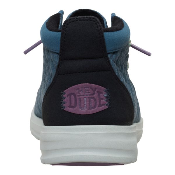 Wally Mid Gripr Washed Quilt - Stormy Blue/Multi