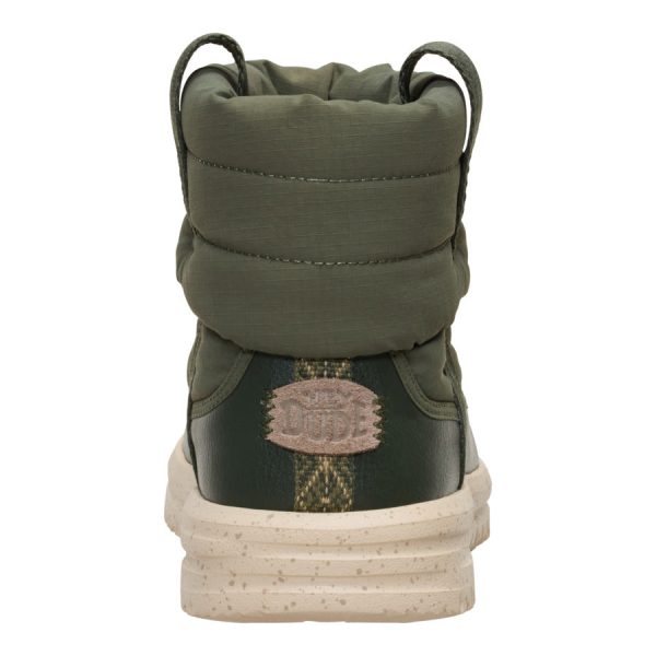 Camden Cuff Nylon Quilt - Dark Olive